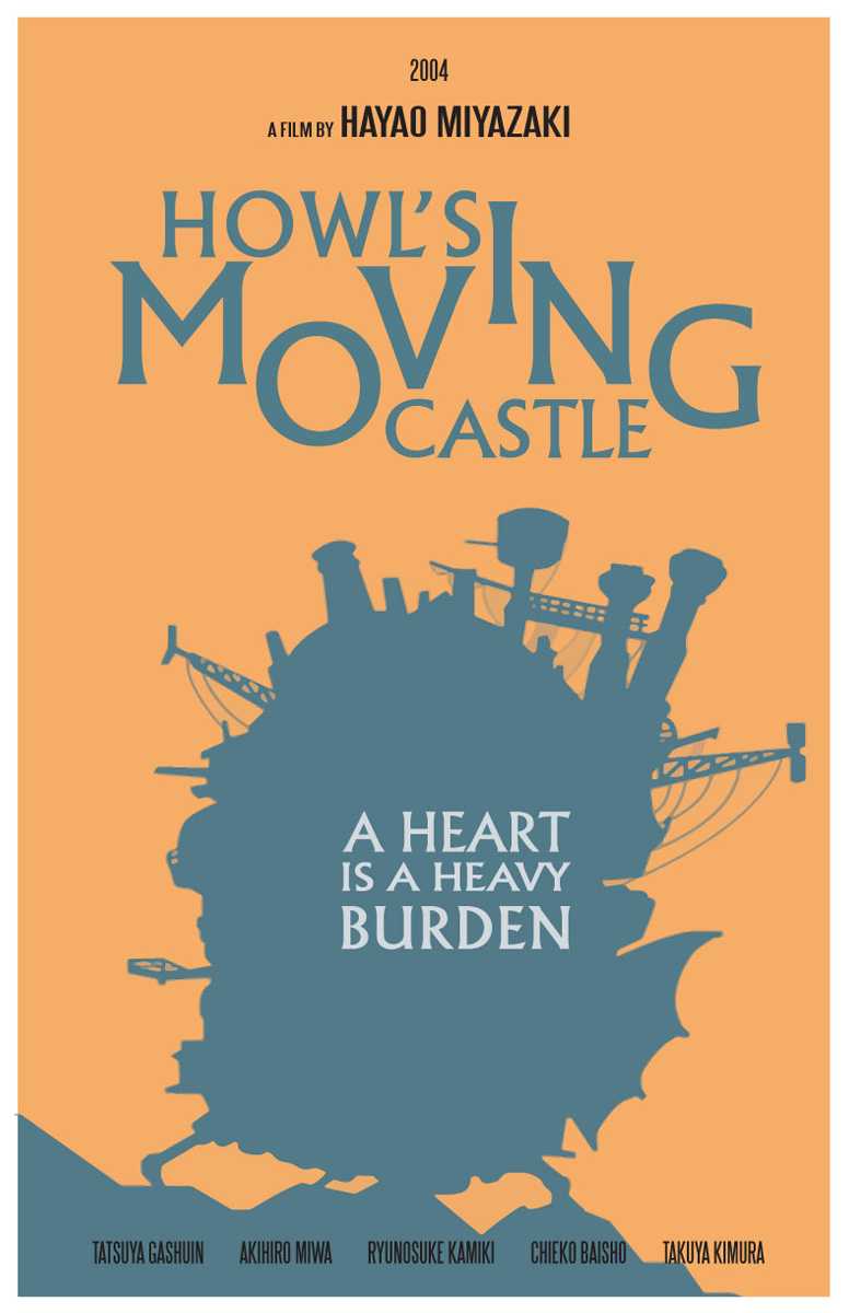 movie poster howlsmovingcastle movie poster howlsmovingcastle